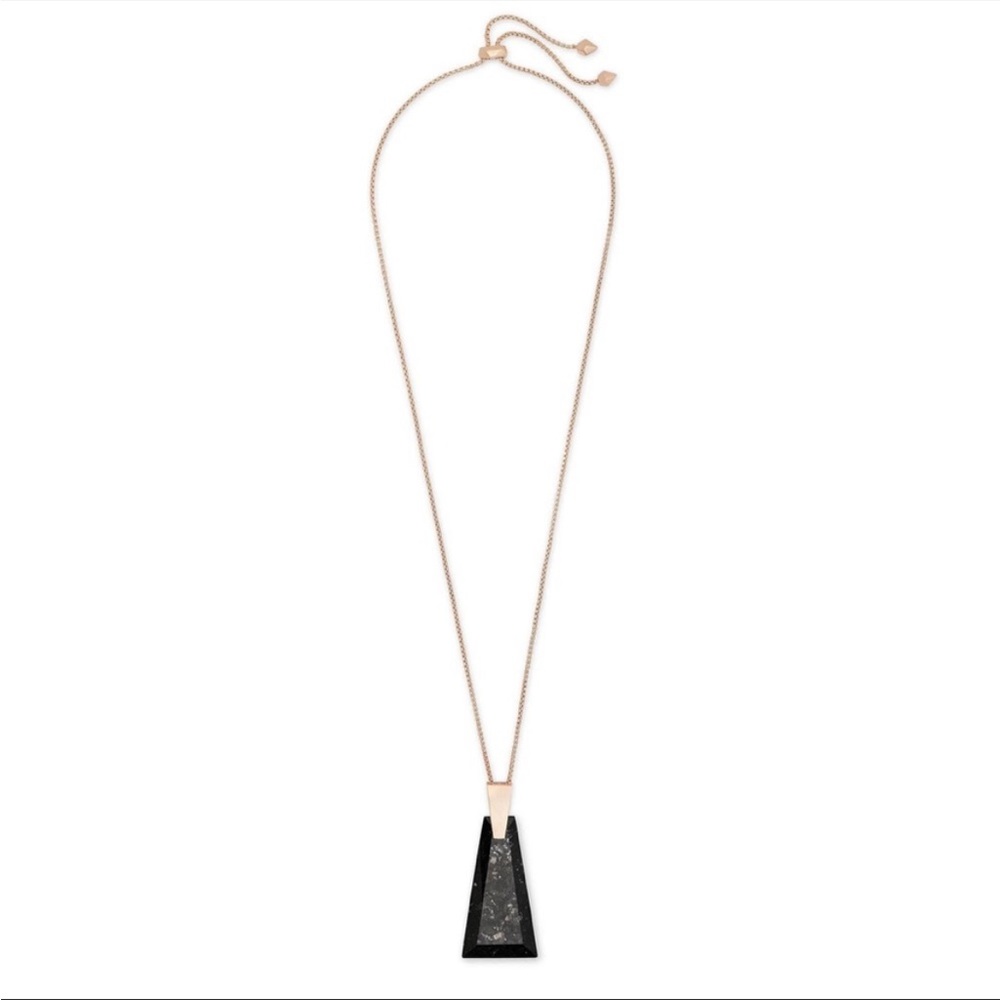 Kendra scott collins long pendant necklace